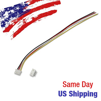 JST XH2.54mm 4 Pin Singleheaded Wire Cable Connector Set Male Female PCB USA!