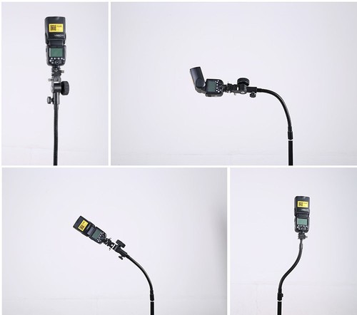 Soporte de manguera de luz profesional de 25 cm 1/4 tornillo para anillo lámpara LED luces de estudio - Imagen 2 de 11