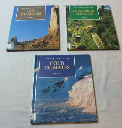 The World's Climates 3 Book Set by Keith Lye Equatorial Cold Dry Climates - 第 1/3 張圖片