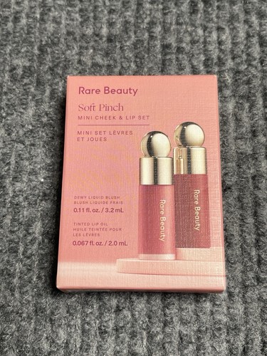 Rare Beauty Soft Pinch Mini Cheek & Lip Set Duo - Liquid Blush/Lip Oil - NEW