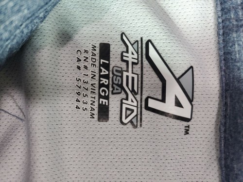 Ahead Prince Cutter Pro Am Golf Pole Mens Large Gray Polyester Wicking... - Picture 8 of 8