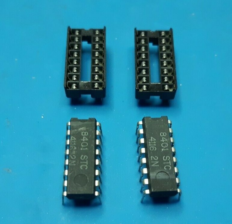 その他 ram SINCLAIR ZX SPECTRUM - RAM KIT - 2pcs 4116 + 2pcs socket