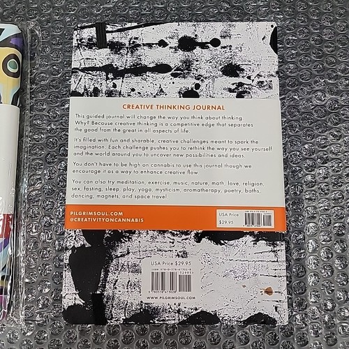 Creative Thinking Journals Volume 1 and 2 Pilgrim Soul Guided Prompts For Adults - Picture 5 of 24