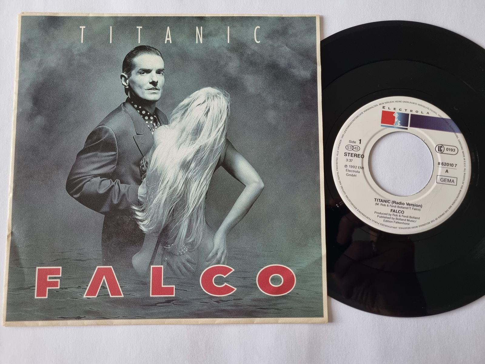 7"" Single Falco - Titanic Vinyl Germany