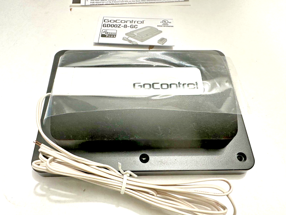 GoControl GD00Z-8-GC: Z-Wave Plus S2 Security, Garage Door Opener