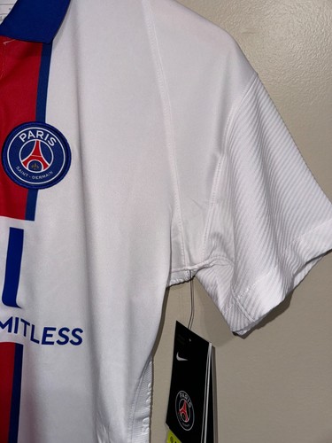Maglia calcio Nike Paris Saint-Germain 2020/21 away bianca CD4406-101 donna M - Foto 4 di 6