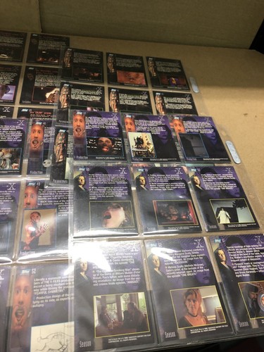 The X Files Topps Trading Cards No.1 - No. 72 index also included - Complete - Bild 6 von 8