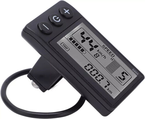 S866 LCD Display Meter Bedienfeld 24V 36V 48V für Elektrofahrrad Zubehör - Bild 8 von 11