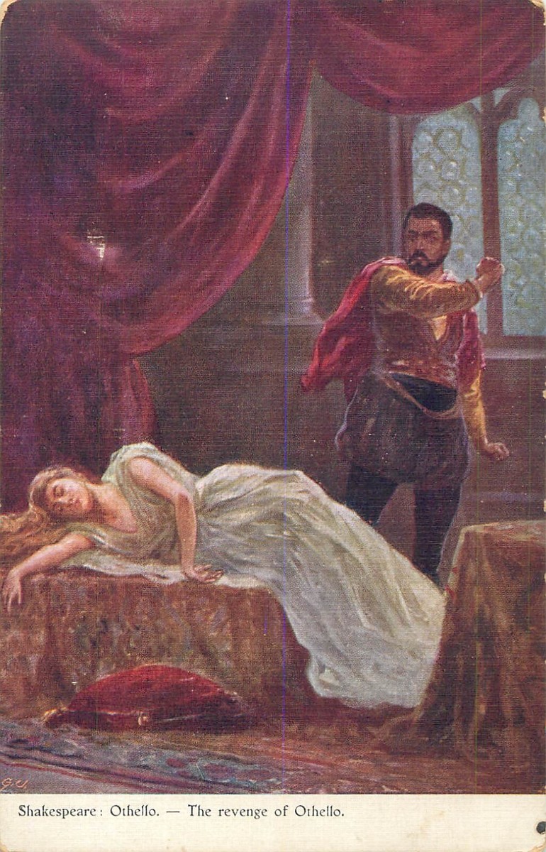 Othello News No.129 〜No.149 オセロニュース Fine art postcard painting Shakespeare Othello revenge | eBay