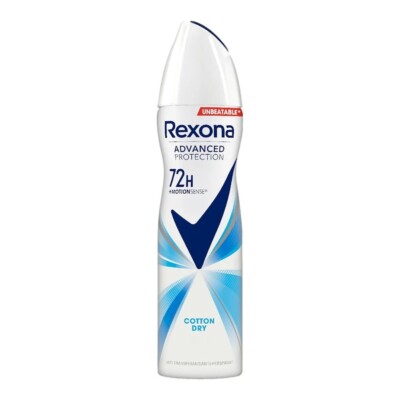 33,28 /L - 6x Rexona Deospray Advanced Protection   Cotton Dry   150 ml