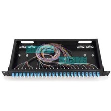 48 core LC with adapter pigtail 24 Ports Patch Panel Fiber Optic Terminal Box