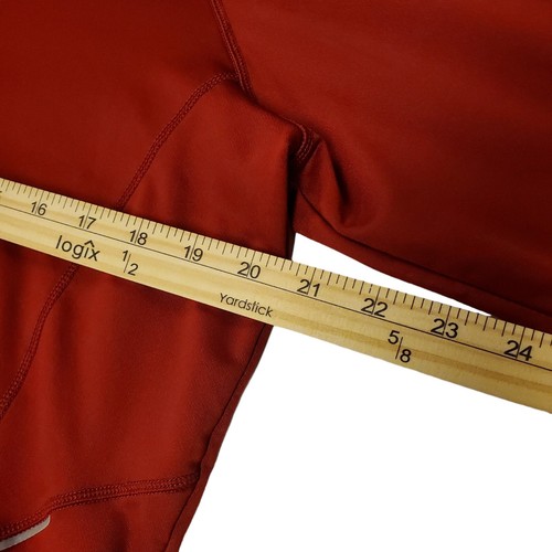 BROOKS Jacket Adult Medium Red 1/4 Zip Pullover Outdoor Athleisure Activewear - Picture 3 of 8