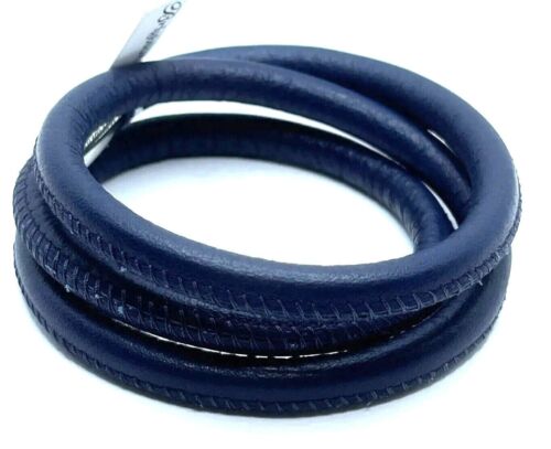 Brighton Woodstock Marineblau Dreifach Add Charms/Perlen Lederarmband Neu mit Etikett 22 Zoll - Bild 3 von 8
