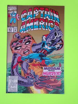 Captain America #413 Vol. 1 1993 Marvel Comics 8.0 Comic Book K32-171