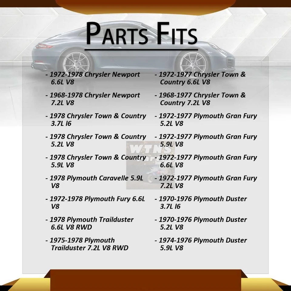 2x GMB U-Joints eixo traseiro todas as juntas para Plymouth Valiant -- 1968-1969 - Imagem 4 de 4
