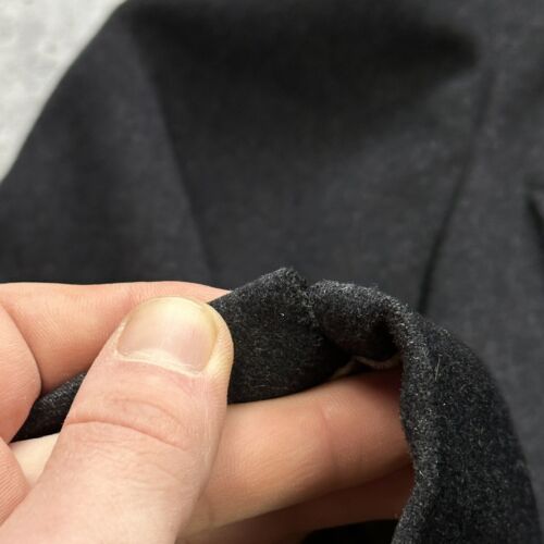 1940-1950s Vintage Wool 5 Button Jacket With Slash Chest Pocket Black Gray - Picture 23 of 24