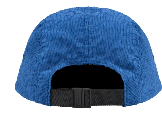 Supreme Corduroy Camp Cap (FW23) Navy