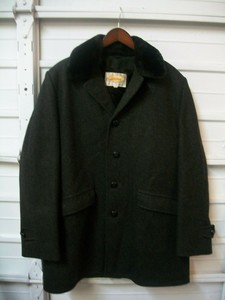 sobretudo de pele masculino