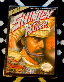 Shingen the Ruler NES CIB Nice Condition Complete In Box Video Game