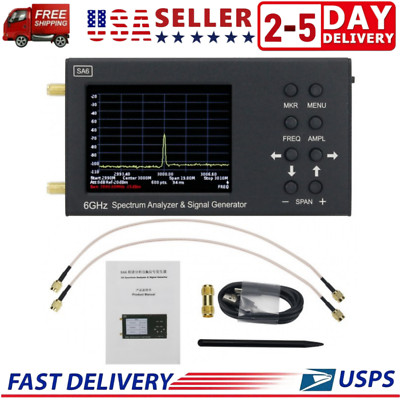 SA6 6GHz Spectrum Analyzer Signal Generator RF Signal Wi-Fi 4G LTE CDMA GSM USA