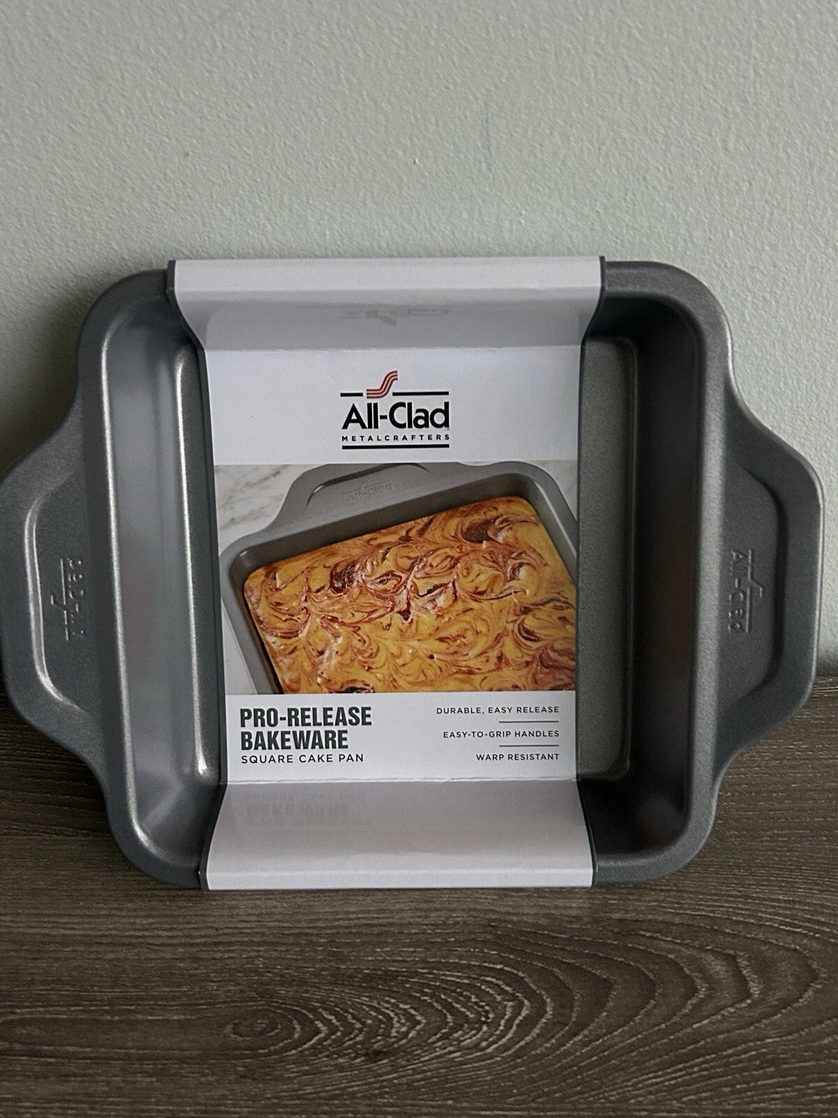 All-Clad Pro-Release Nonstick Square Baking Cake Pan 8”x 8”x 2” New!
