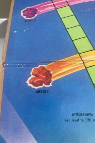 1956 VINTAGE SAML GABRIEL SONS CO., EARTH SATELLITE SPACE BOARDGAME EXC NEAR CO - Picture 6 of 7
