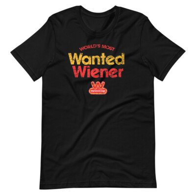 Wienerschnitzel Worlds Most Wanted Wiener Short-Sleeve Unisex T-Shirt