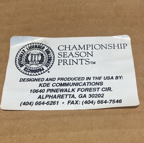 Penn State 1995 Rose Bowl Champions Ltd. Edition Print 16 X 12 - Picture 6 of 6