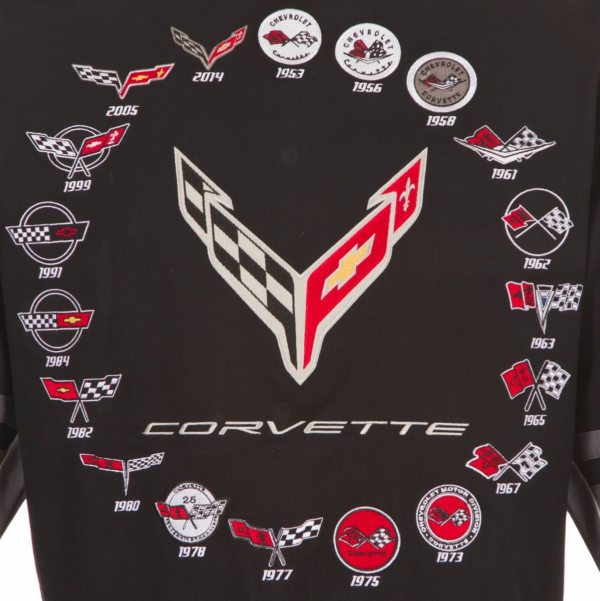 Chevrolet Corvette Black Twill Jacket -Special Edition- | eBay