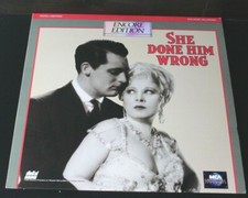 She Done Him Wrong Laserdisc LD Cary Grant Encore Edition