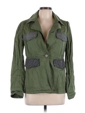 Gryphon New York Women Green Blazer L