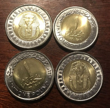 Egyptian King Tut 2 Coins brand new ..Uncirculated .