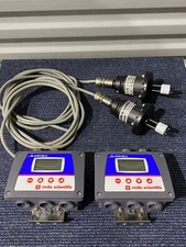 Lot of 2 MDA Scientific Lifeline II Transmitter 2110B2400 with 2110B2036 Sensor 