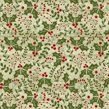 Feline Drive Fabric A JINGLE BELL CHRISTMAS Holly Daze - Fat Quarter 18x22" FQ