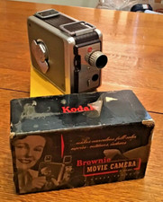 Vintage Kodak Brownie Windup 8mm Film Movie Camera 1950 s Has Box