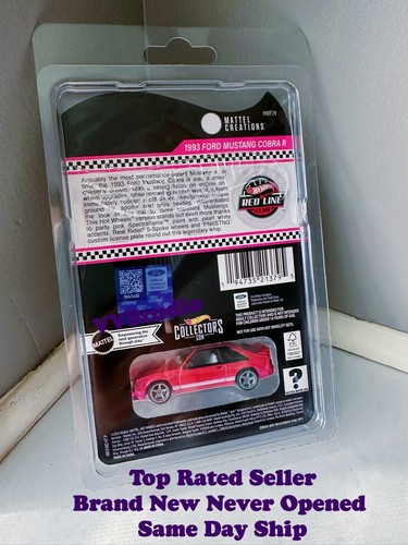 Hot Wheels RLC Exclusive Pink Edition 1993 Ford Mustang Cobra R SAME DAY SHIP - Picture 2 of 6