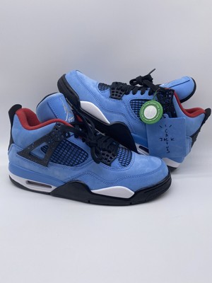 travis scott blue jordans