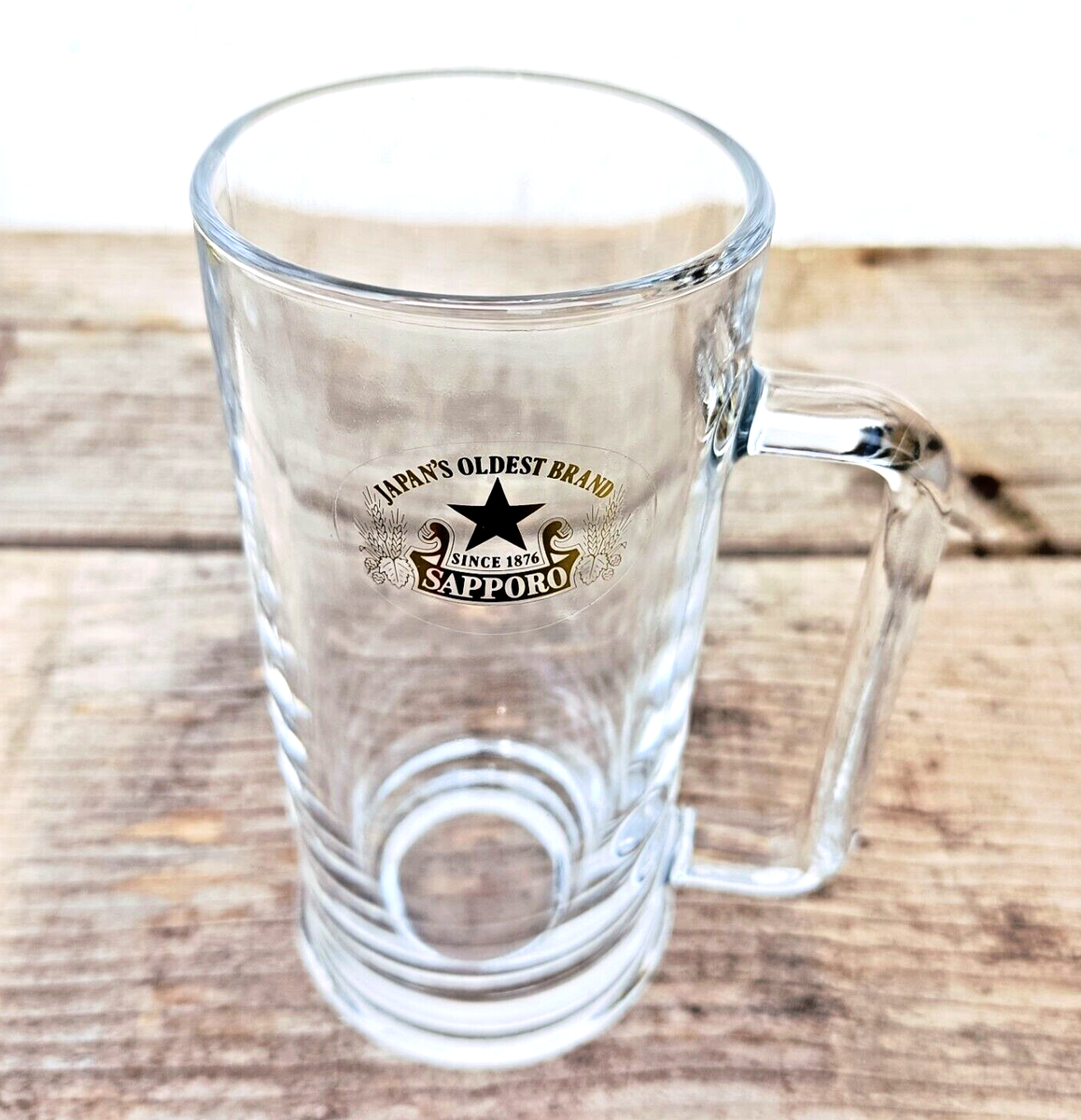 SAPPORO】original beer glass half pint vintage Japanese | eBay