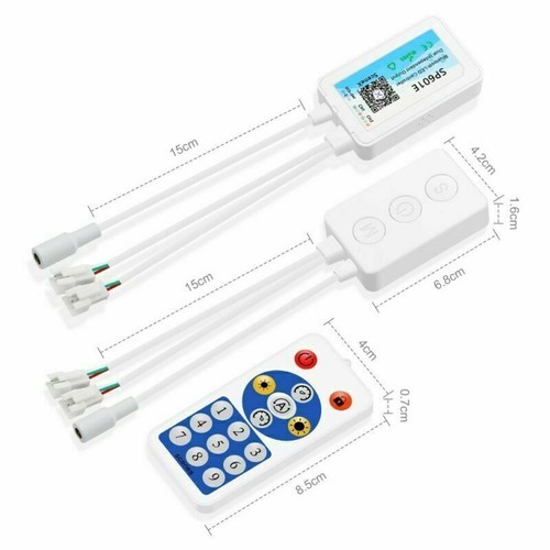 SP608E SP601E 2/8 Output BT Music Controller for WS2811 WS2812 LED Strip - Picture 13 of 15