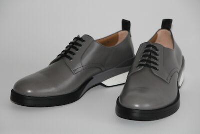 HUGO BOSS Schuhe, Mod. Brera_Derb_bo, Gr. 42 / UK 8, Made in Italy, Dark Grey