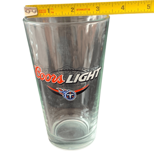 Vaso de cerveza de fútbol americano Coors Light Tennessee Titans NFL usado muestra tu equipo Sp - Imagen 13 de 13