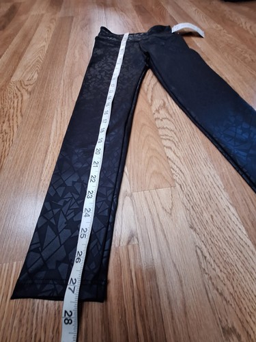 Dori Creations Girls Black Triangle Pull Up Leggings Pants Size 7 Kids - Picture 3 of 9
