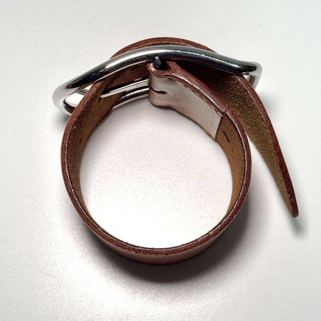Hermes Margiela Period Api Gm Leather Bracelet Bangle From Hermes Margiela Period Api Gm Leather Bracelet Bangle From