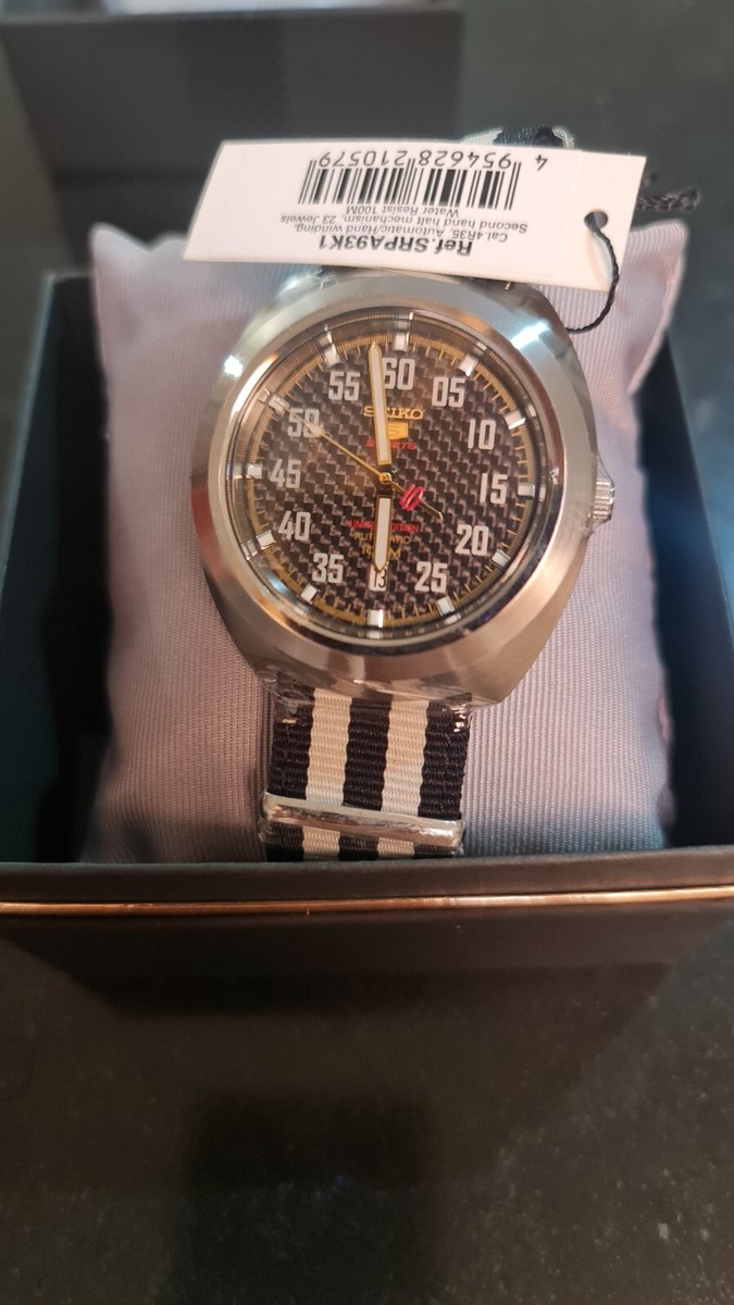 Seiko 5 Sports Men's Black Watch - SRPA93K1 for sale online | eBay