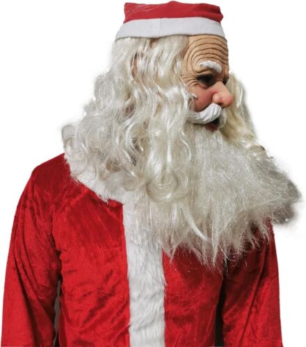 WPOZD Christmas Cosplay Mask, Christmas Costume Latex Mask Adult,Christmas Cospl - Picture 2 of 6
