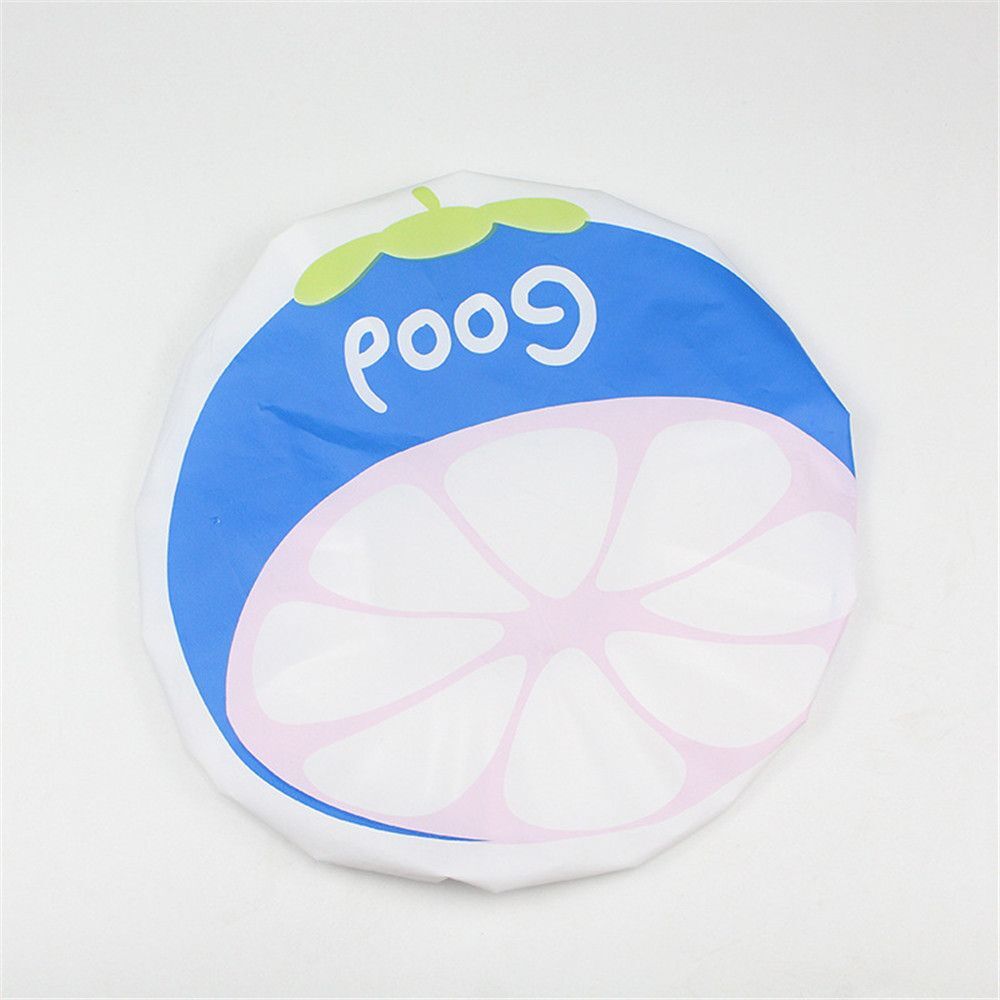 Elastic Thickened Fruit Head Hair Cover Sleep Cap Bath Hat Shower Cap - Picture 9 of 22