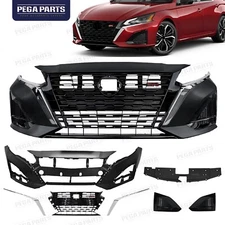 For 2023-2025 Nissan Altima SR Bumper Grille Fog Light Cover Chrome Trim Panel