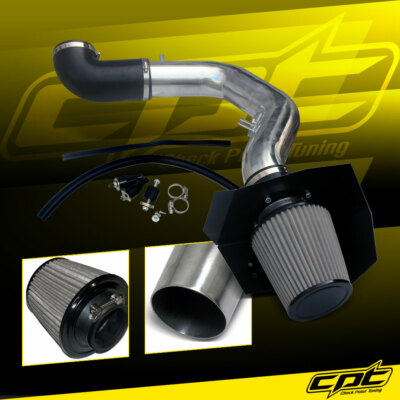 For 06-08 Lincoln Mark LT 5.4L V8 Polish Cold Air Intake + Blue Filter Cover