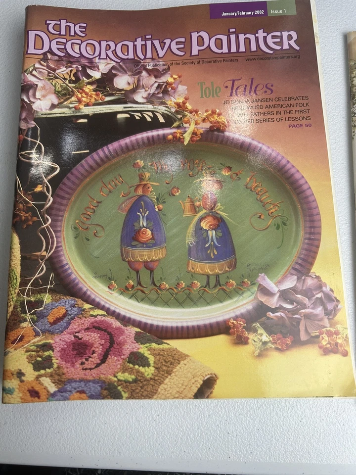 Vintage The Decorative Painter Magazine Mixed 2001-2002 Nine (8) issues - Image 4 of 4