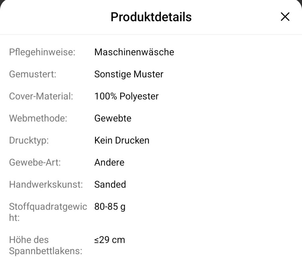 Spannbettlaken 200x200 cm Creme Sand eBay